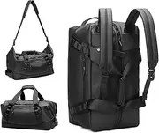 RAPIDSKY Travel bag portable short-distance sports bag slung travel backpack wet and dry separation fitness bag training bag (Black)