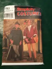 Vintage Simplicity 7761 “Robin Hood” Costume Sewing Pattern Size A XS-XL
