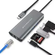 Astrotek All-in-one USB-C Dock 6 In 1 HDMI 4K / GLAN / 2x USB 3 / Card Reader