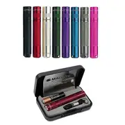 Maglite Solitaire torch 1 x AAA. Gift Boxed with Battery. Spare bulb included red