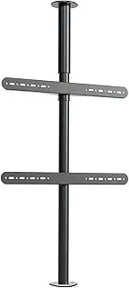 TV Floor Stand - 360 Degree Adjustable Bracket Fits 37-75inch LED Screen Display - for Partition Wall Rotating Rack(Lifting 850-1095mm)