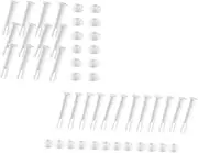 20Pcs Swimming Pool Pin with Caps Long Plastic Connectors for Above Ground Pool Frame Easy to Install Hassle Parts