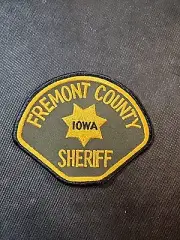 FREEMONT COUNTY IOWA Sheriff Department Shoulder Patch Obsolete