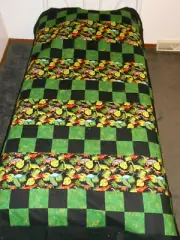Dinosour Lovers Patchwork Quilt 84" x 52" Handmade