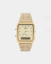 [CASIO] Casio Aq230ga-9ds Watch Gold - Size ONE ONE Gold
