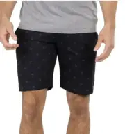 Travis Mathew Good Instincts 2.0 Palm Print Hybrid Shorts ( 36 )