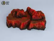Big Rock - Martian Planet - Battle Ready Terrains [PAINTED]