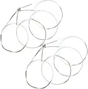 QUMIIRITY 8pcs Steel Violin Strings Replacement Strings for Violin Instruments Durable Musical Accessory for Learners and Players Easy to Use