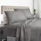 Grey Full Size Sheets - 1800 Thread Count Deep Pocket to 21 inches Mattress 4