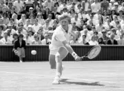 Boris Becker Of West Germany Returns The Ball V Ivan Lendl 1988 Tennis Photo 3