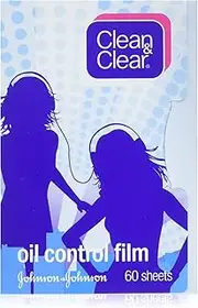 Oil Control Film Clean & Clear Oil-Absorbing Sheets 60 Sheets (Pack of 3)