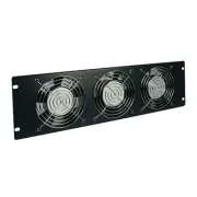 Tripp Lite SRXFAN3U 3U Rack Mount Server Cabinet 3 FANS Panel Airflow 210 CFM