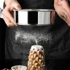 Stainless Steel Flour Sieve for Easy Storage and Carrying Cake Baking Strainer