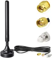 4G LTE Antenna 5Dbi Magnetic Mount SMA to RP-SMA FME for 4G LTE Router Amplifier