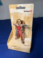 Schleich NEW IN BOX World of Knights Red Knight w/ Flag - 70014
