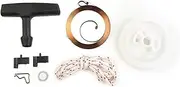 Recoil Rewind Spring Starter Pulley Handle Rope Pawl Recoil Starter Rebuild Kit for Stihl 034 036 044 MS340 MS360 MS361 Chainsaw(Type 3)