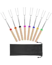 Cheer Collection Marshmallow Roasting Sticks - Set Of 8