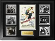 HWC Trading It's a Wonderful Life Gifts Printed Signed Autograph Picture for Movie Memorabilia Fans - A2 Framed