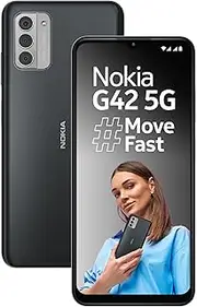 [Nokia] G42 Dual-SIM 256GB ROM + 8GB RAM (Only GSM | No CDMA) Factory Unlocked 5G Smartphone (So Grey) - International Version