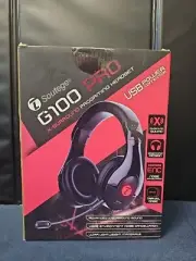 Soutege Gaming Headset, 7.1 Surround Sound USB HEADSET G100 PRO NEW