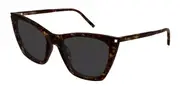 Saint Laurent SL 214 KATE THIN 002 Men's Sunglasses Tortoiseshell Size 55