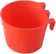 10 Pack Bird Cage Feeding Cups Chicken Seed Bowl Hanging Parrot Food Dishes,Feed