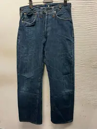 在飛比找Yahoo!奇摩拍賣優惠-LEVIS美國製LVC 201牛仔褲32吋(藍赤耳布邊).瓦