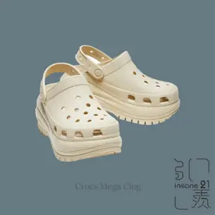 CROCS MEGA CRUSH 光輪 厚底 6CM 洞洞鞋 卡駱馳【Insane-21】