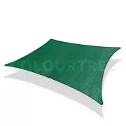 COLOURTREE Sun Shade Sail Screen Canopy 216" HDPE Patio+Pergola Cover in Green