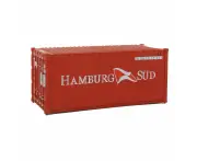 Walthers HO 20' Corrugated Container - Assembled- Hamburg Sud