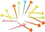 2Set Fruit Forks Lunch Salad Accessories Cake Picks Animals Fruit Kids Snack Dessert Decoration