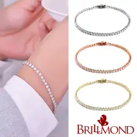 在飛比找momo購物網優惠-【BRILLMOND JEWELRY】鑽石手鍊18K金2克拉