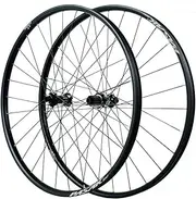 ZECHAO MTB Bike Wheelset 26/27.5/29",Thru-Axle Mid Lock Disc Brake 28 Holes Front 2 and Rear 4 Bearings Aluminum Alloy 8-12 Speeds 1850g Wheelset(Black,27.5inch)