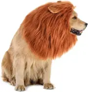 GALOPAR Lion Mane for Dogs Realistic Lion Wig Dog Lion Costume, Halloween Chr...