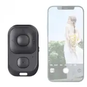 Usb Rechargeable Bluetooth Selfie Remote Black