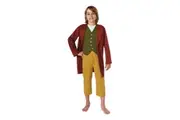 Bilbo Baggins The Hobbit Lord Of The Rings Child Boys Dress Up Costume Size S