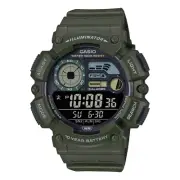 Casio WS1500H-3BV, Moon Phase Resin Watch, 3 Alarms, 10 Year Battery,Chronograph