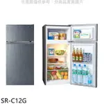 全館領券再折★聲寶【SR-C12G】118公升雙門冰箱(含標準安裝)(7-11商品卡1100元)