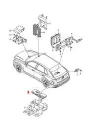 Genuine AUDI Q5 Q7 4MB 4MG FYB control unit 8W8959107