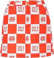 Jack Bunny(ジャックバニー) 263-5134302 Women's Skirt (Block Pattern, Waist Drawcord) / Golf