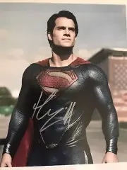 Henry Cavill Signed Superman 8x10 Photo With COA