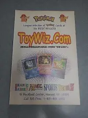 Pokémon TCG Toywiz.con Print Ad 2000 7x10 Great To Frame