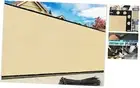 Fence Privacy Screen Windscreen Cover Fabric Shade Tarp Netting 6' x 50' Beige