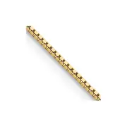 14K Yellow Gold 18 inch .95mm Box with Lobster Clasp Chain Necklace