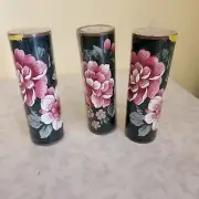 D W Wallcoverings Wallpaper Border Floral 3 Rolls = 12 yards Pre-Pasted USA o6