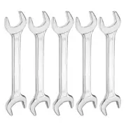 5pcs Double Open End Wrench 24mm x 27mm Metric U-Shaped Spanner