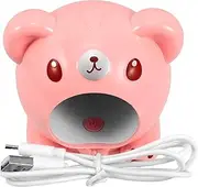 Ipetboom Nail Gel Mini Lamp Cartoon Bear Design Portable Nail Art Lamp for Home Travel