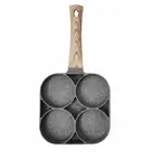 4 Hole Non Stick Pancake Pan Fried Egg Burger Frying Pan