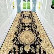 Non-Slip Hallway Runner Rug, 60-140cm Width, Washable Polyester Carpet for Kitchen, Living Room, Entryway,0.6m x 4.5m