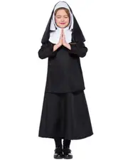 Holly Nun Religious Girls Costume